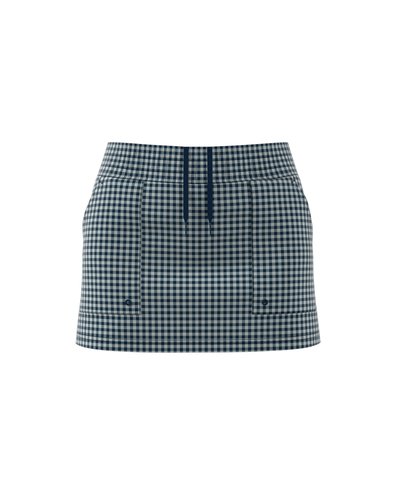 Ultimate365 Gingham, Skort, Damen - collegiate_navy_wonder_silver_