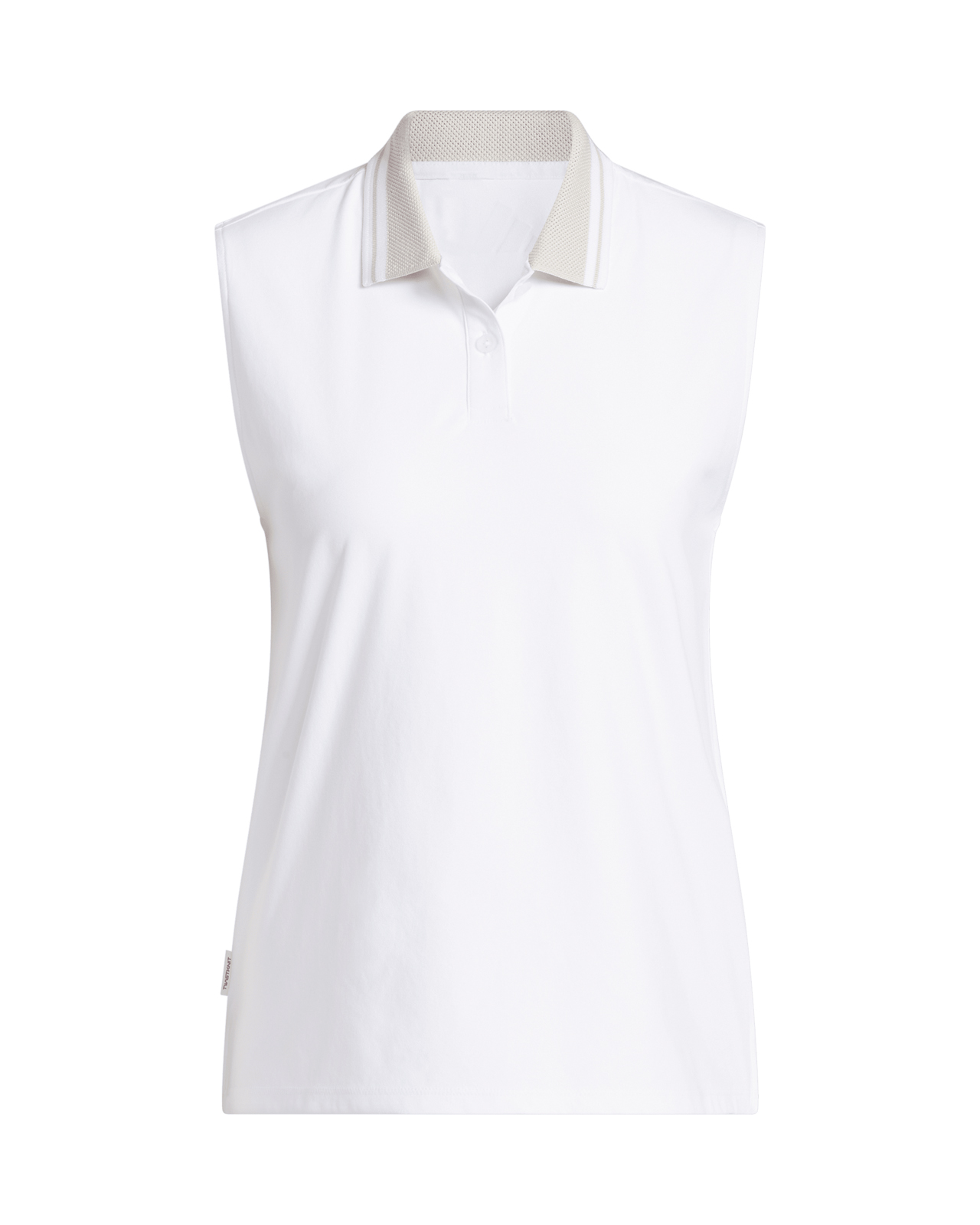 Beyond Twistknit, Ärmelloses Polo, Damen - white_alumina