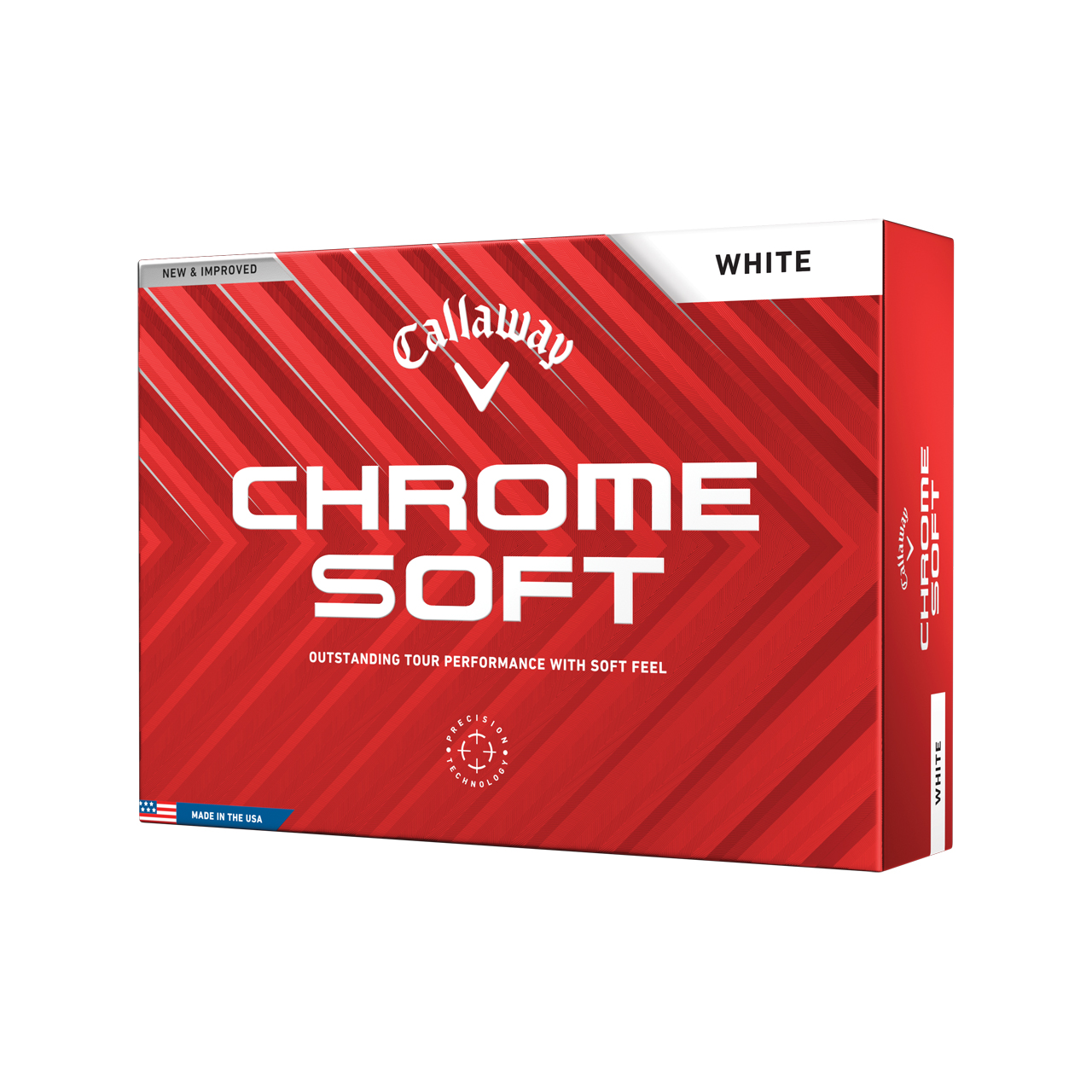 Chrome Soft, Bälle 3-Pack - white