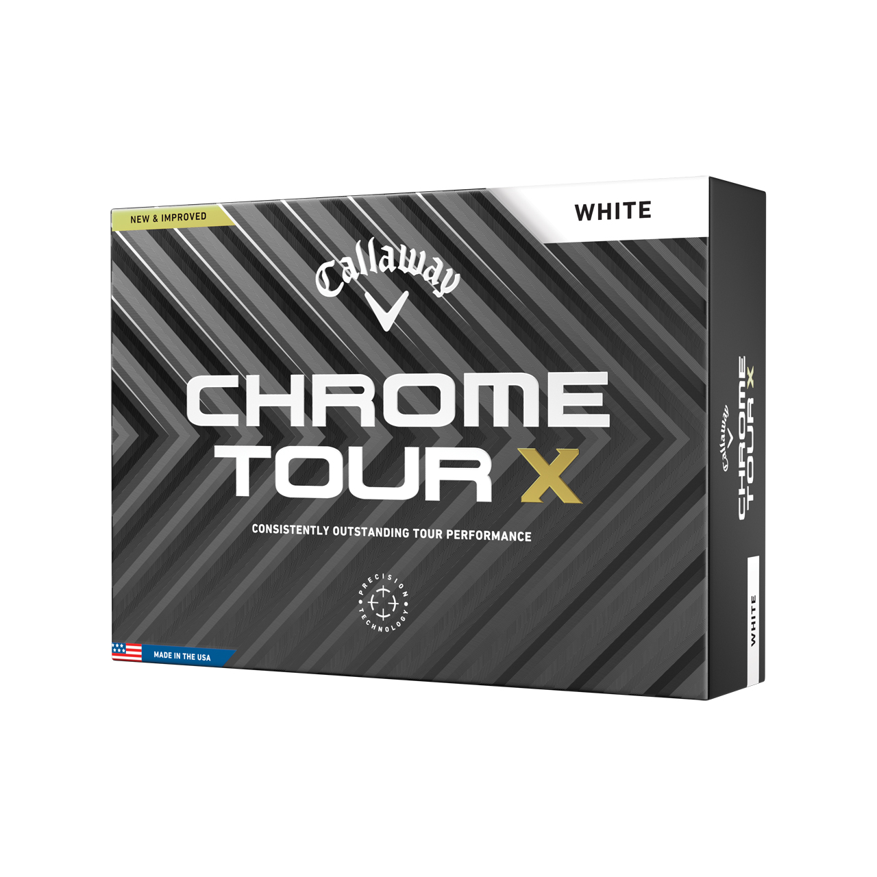 Chrome Tour X, Bälle 3-Pack - white