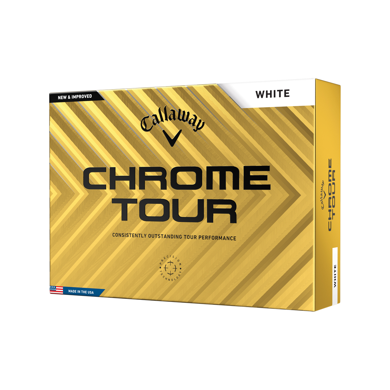Chrome Tour, Bälle 3-Pack - white