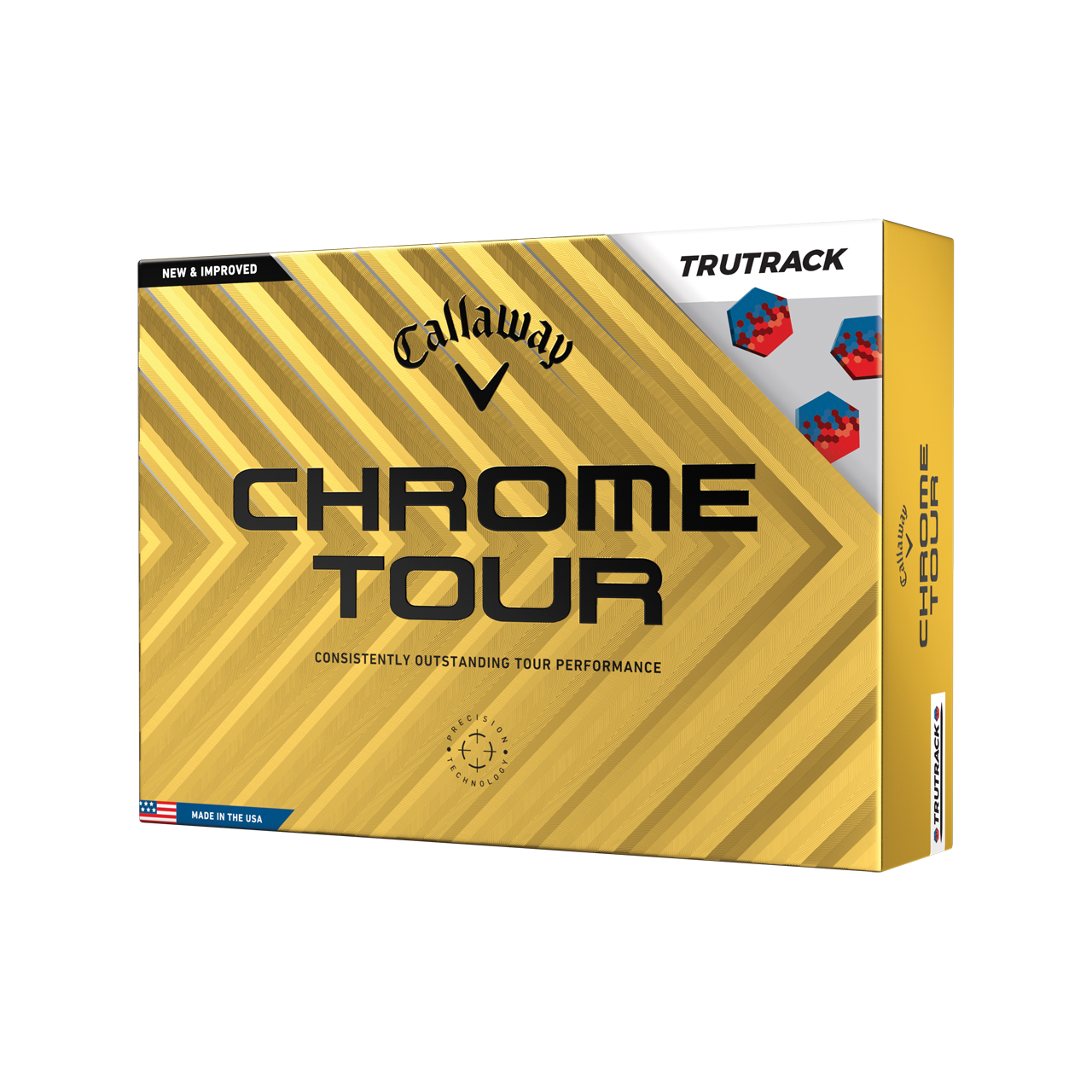 Chrome Tour, Bälle 3-Pack - blue_red_tru_track