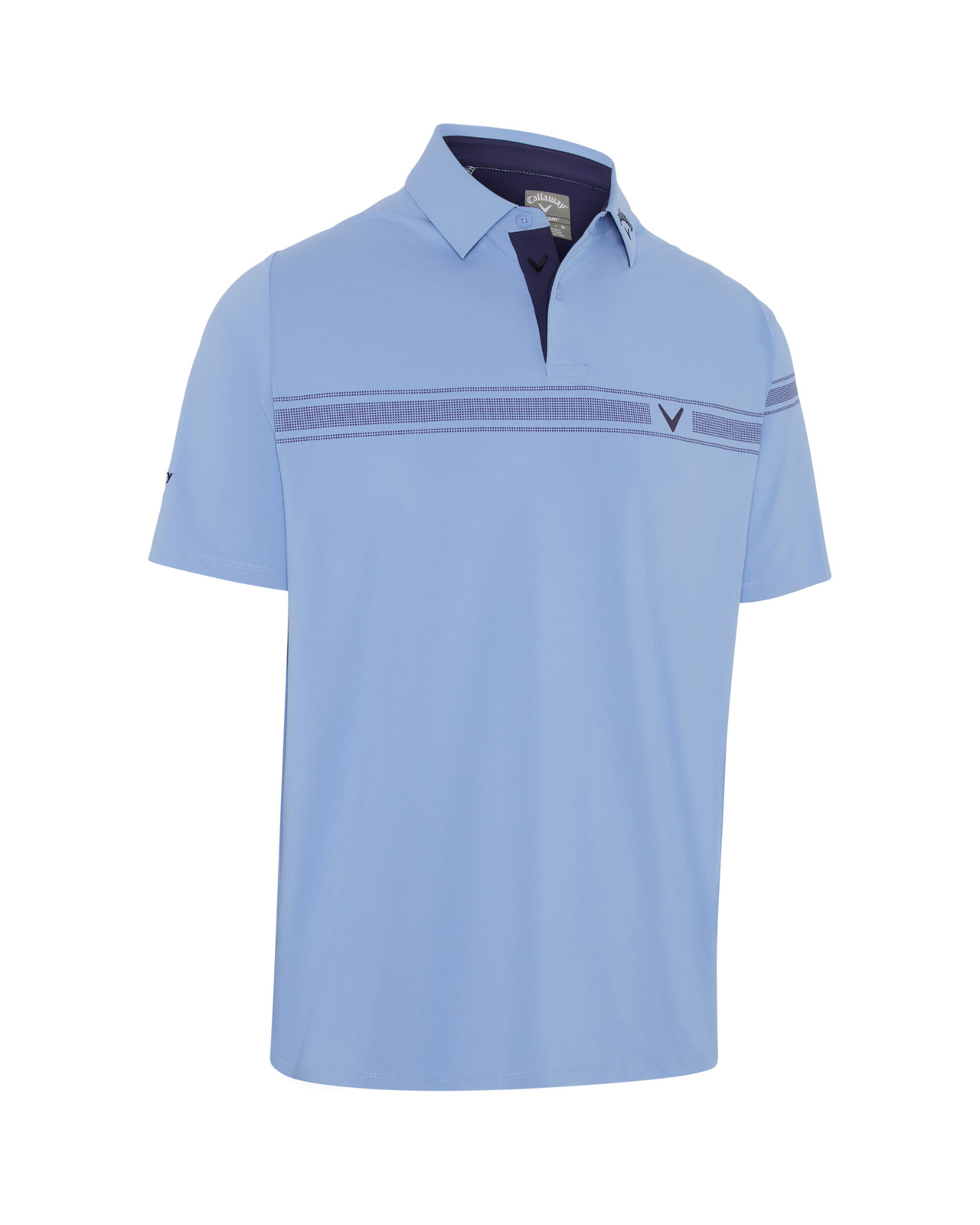 Odyssey Block, Polo, Herren - vista_blue