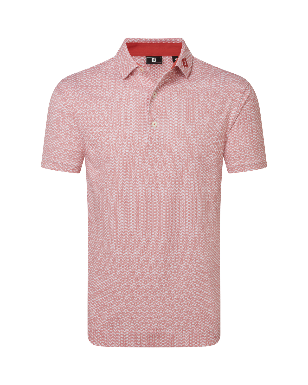 Scallop Geo, Polo, Herren - nantucket_red