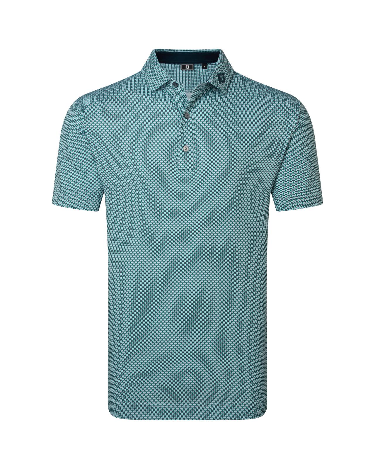 Nautical Flag Print, Polo, Herren - green_navy