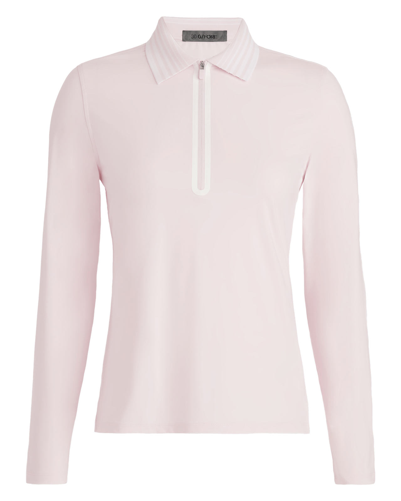 Silky Tech Zip, Polo, Damen - blush