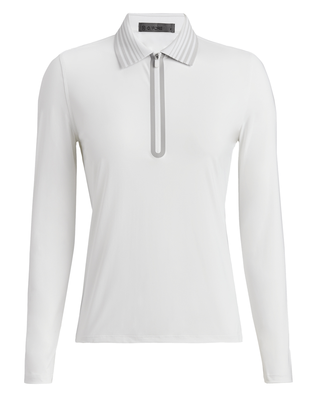 Silky Tech Zip, Polo, Damen - snow