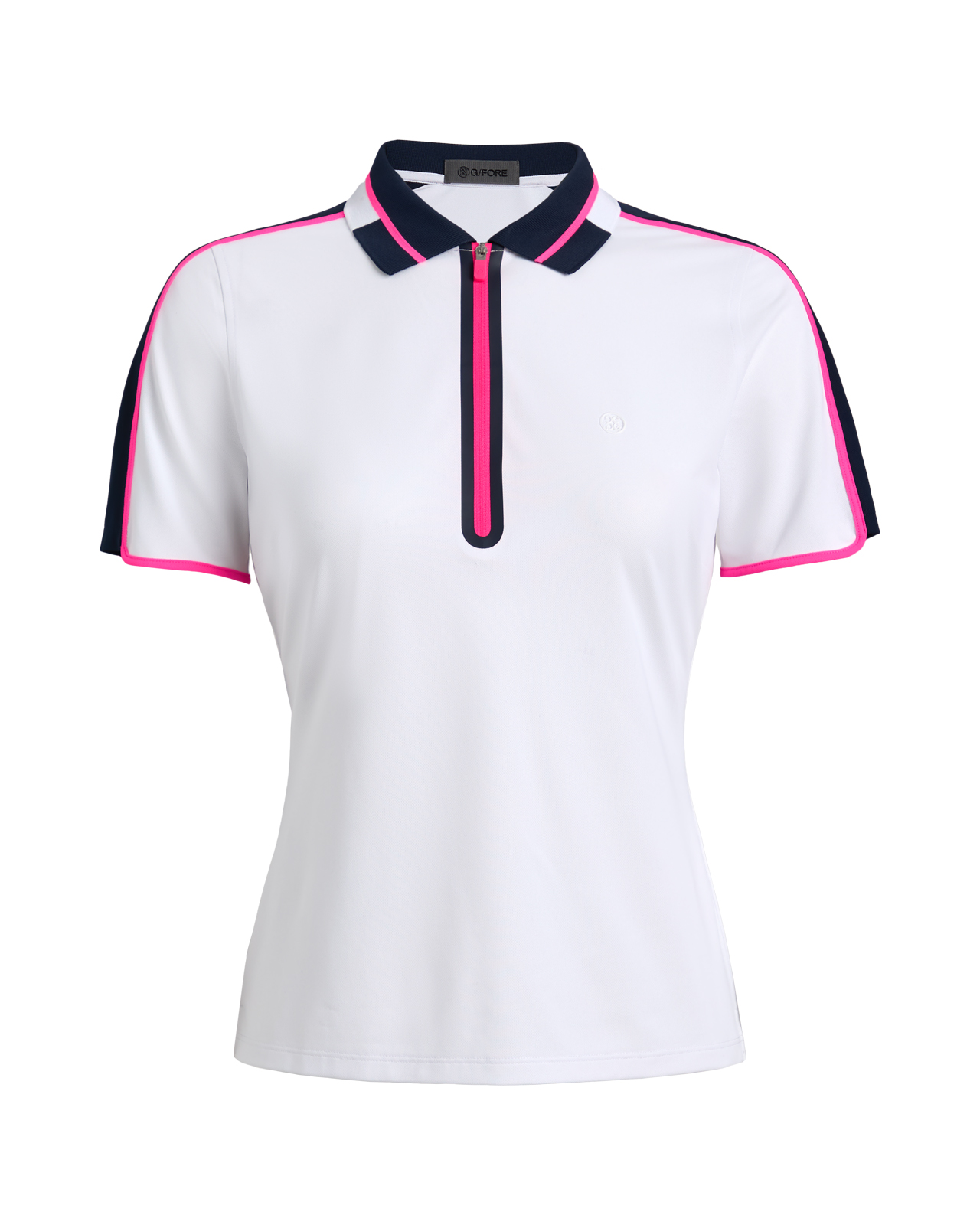 Contrast Panel, Polo, Damen - snow