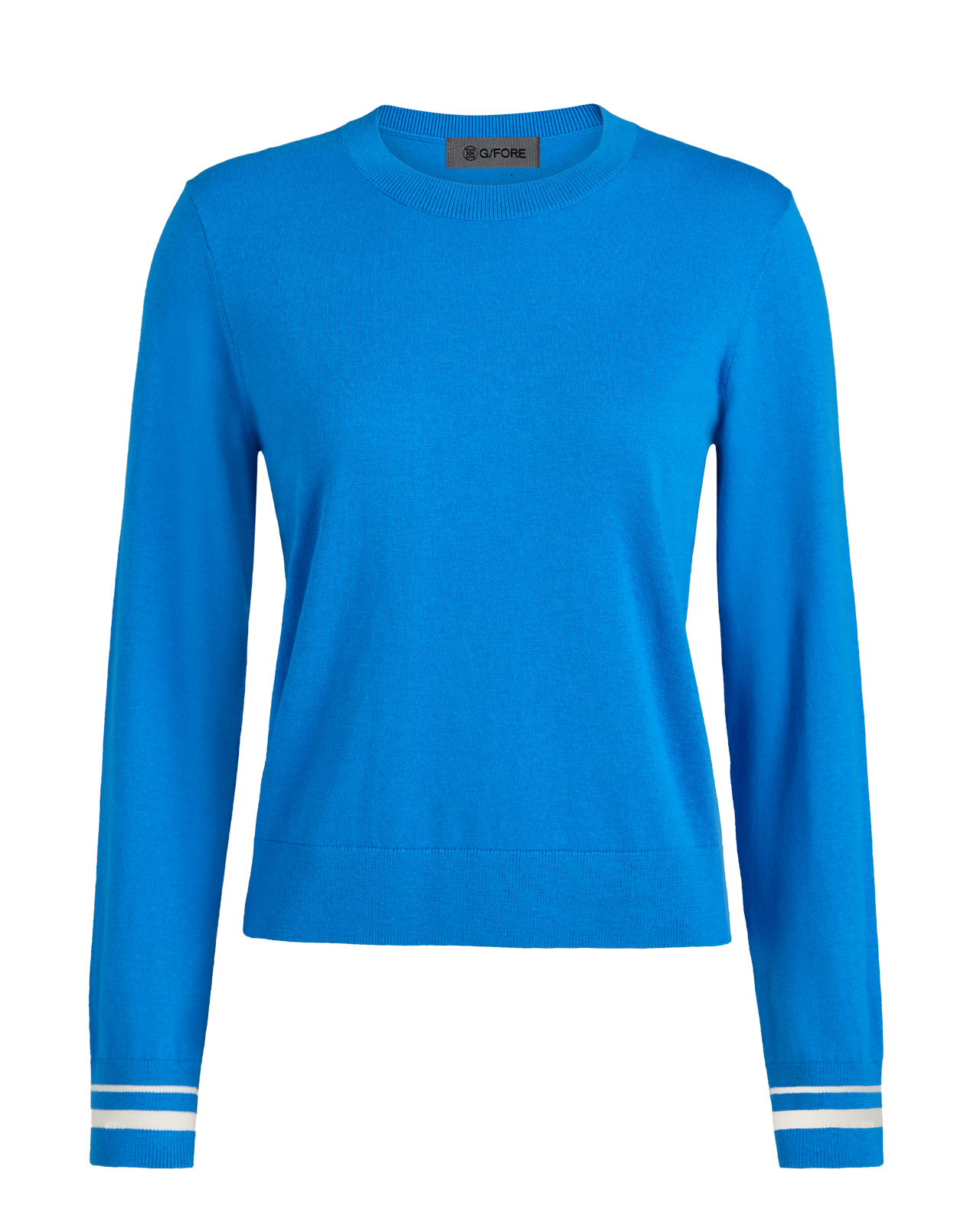 Cooling Cotton, Pullover, Damen - cerulean