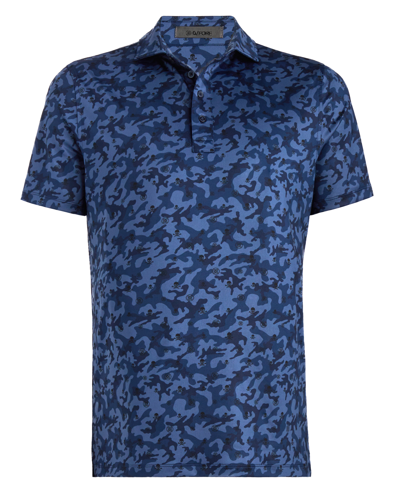 Mapped Icon Camo, Polo, Herren - twilight