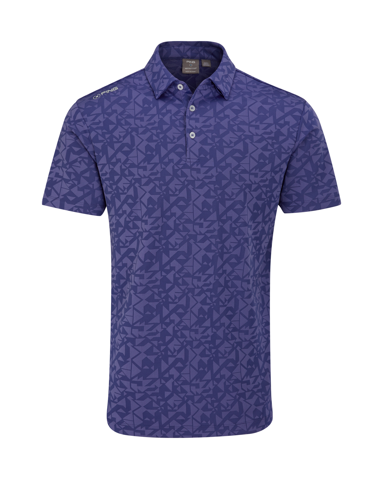 Geo-Camo, Polo, Herren - twilight_