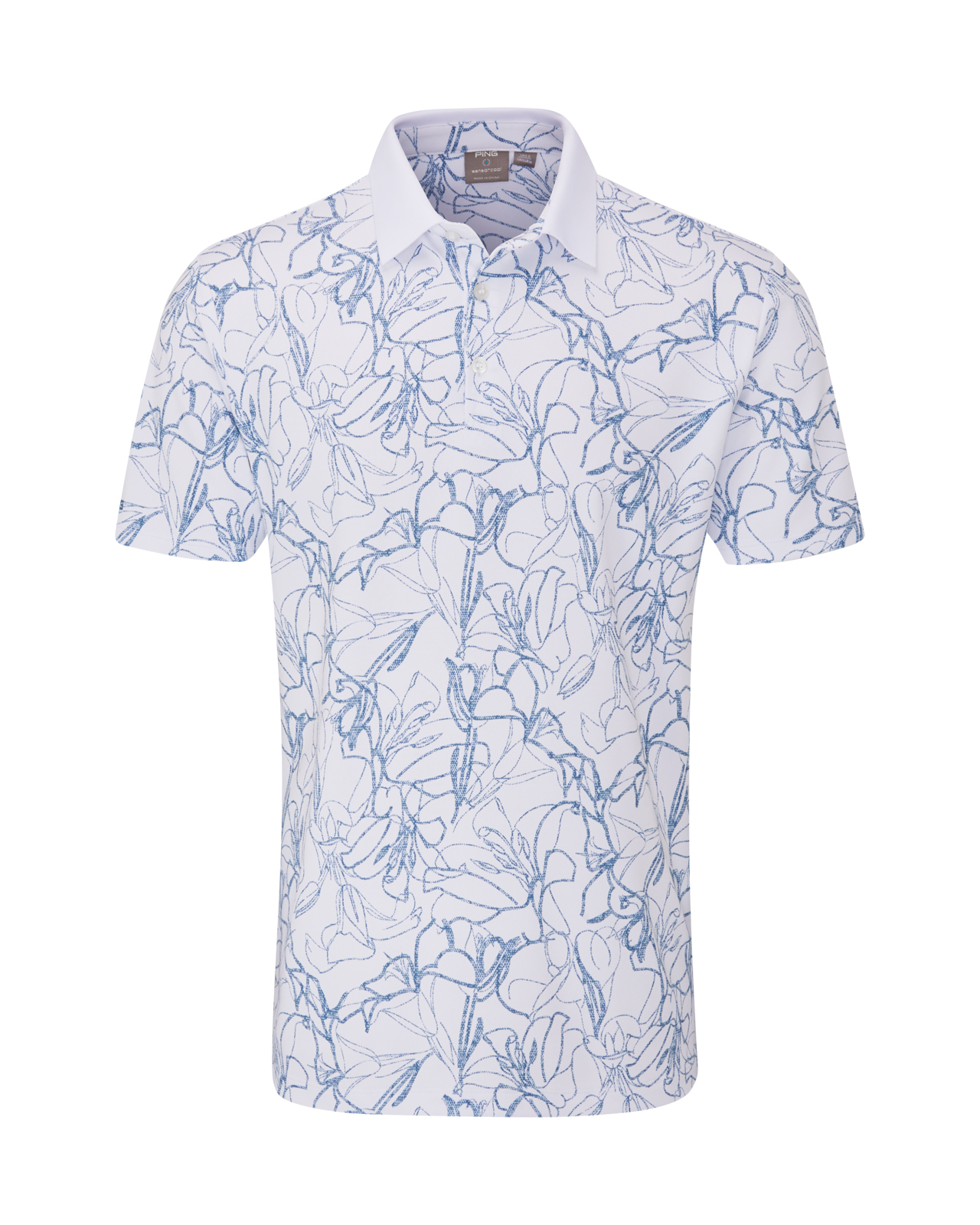 Orlando, Polo, Herren - white_stellar