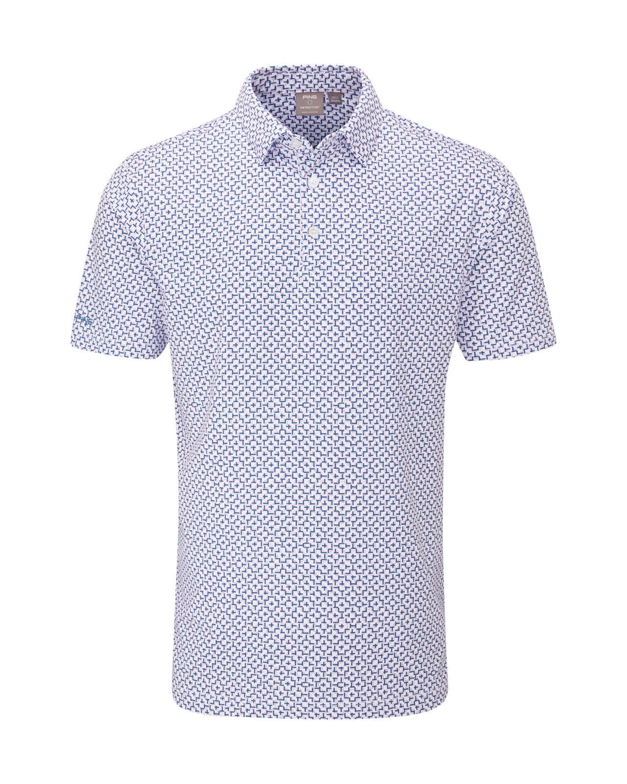Ephron, Polo, Herren - white_pink_haze_multi