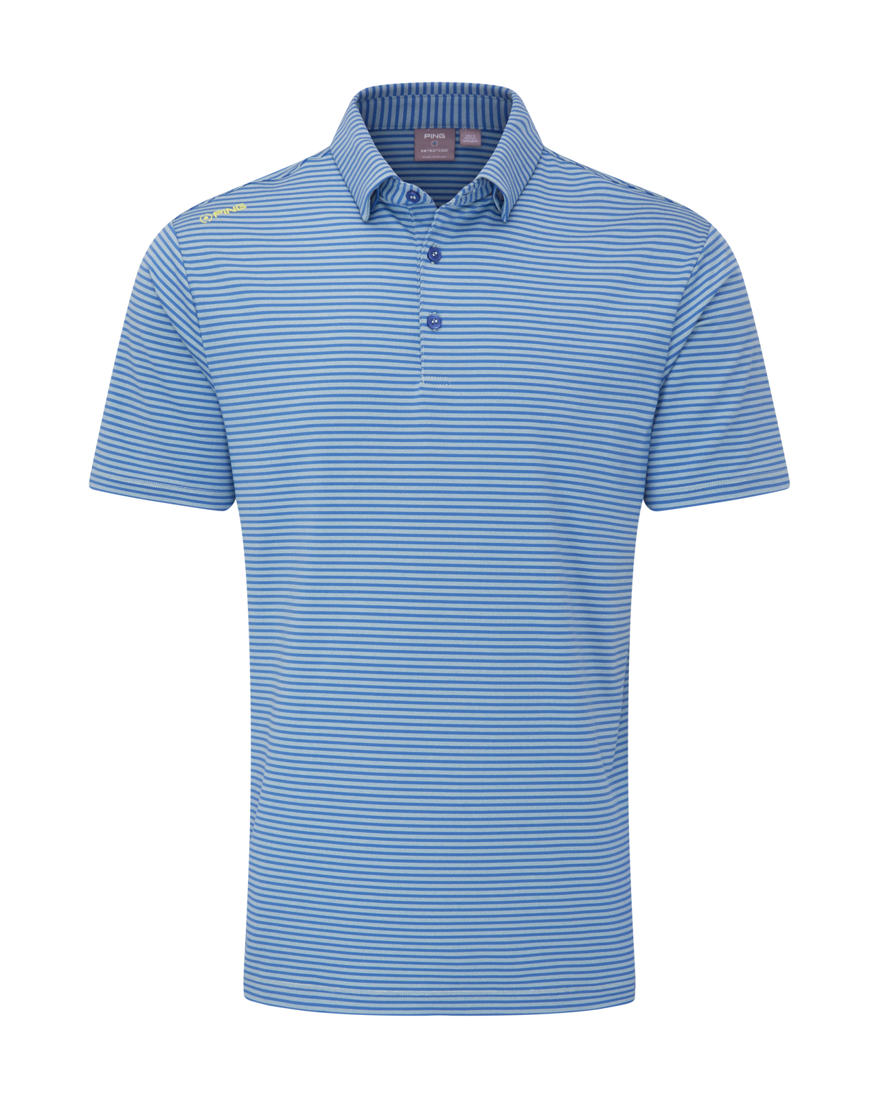 Langford, Polo, Herren - bright_cobalt_lime