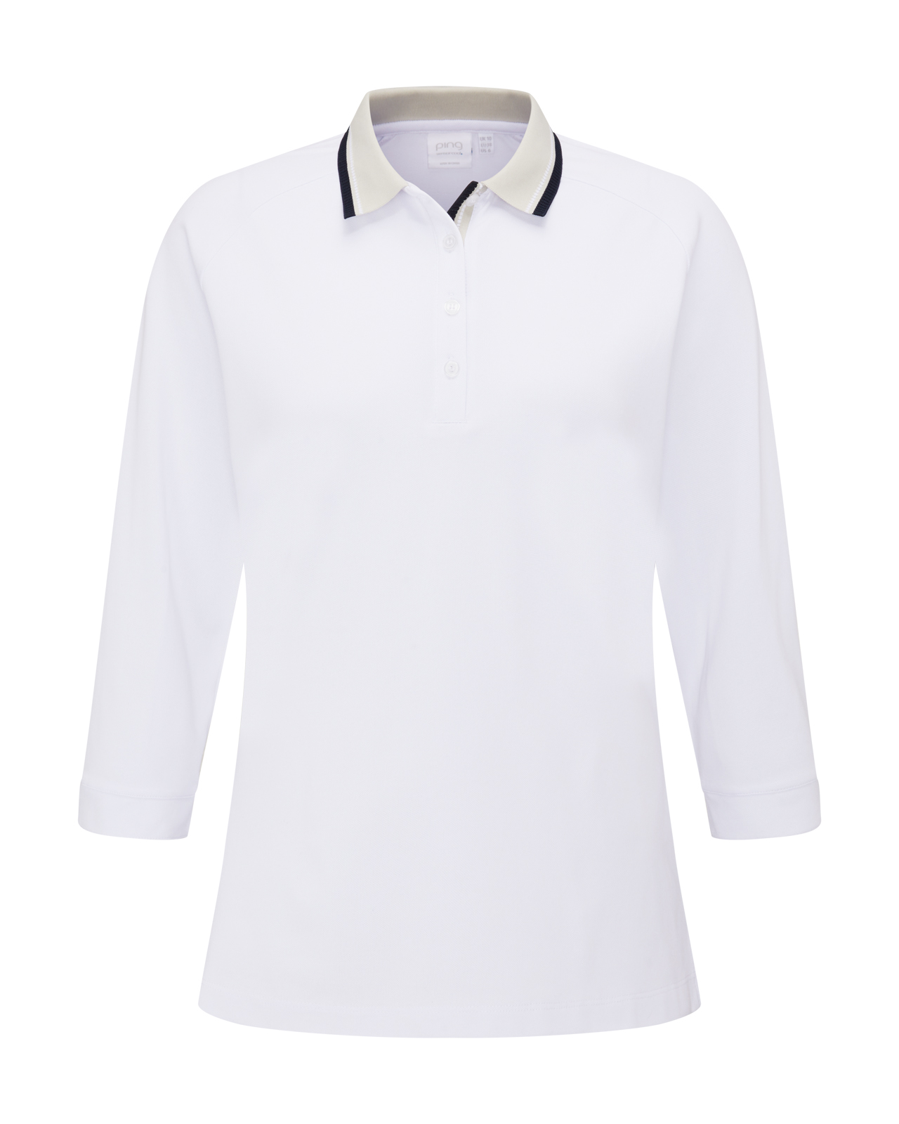 Alicia, Polo, Damen - white_pebble