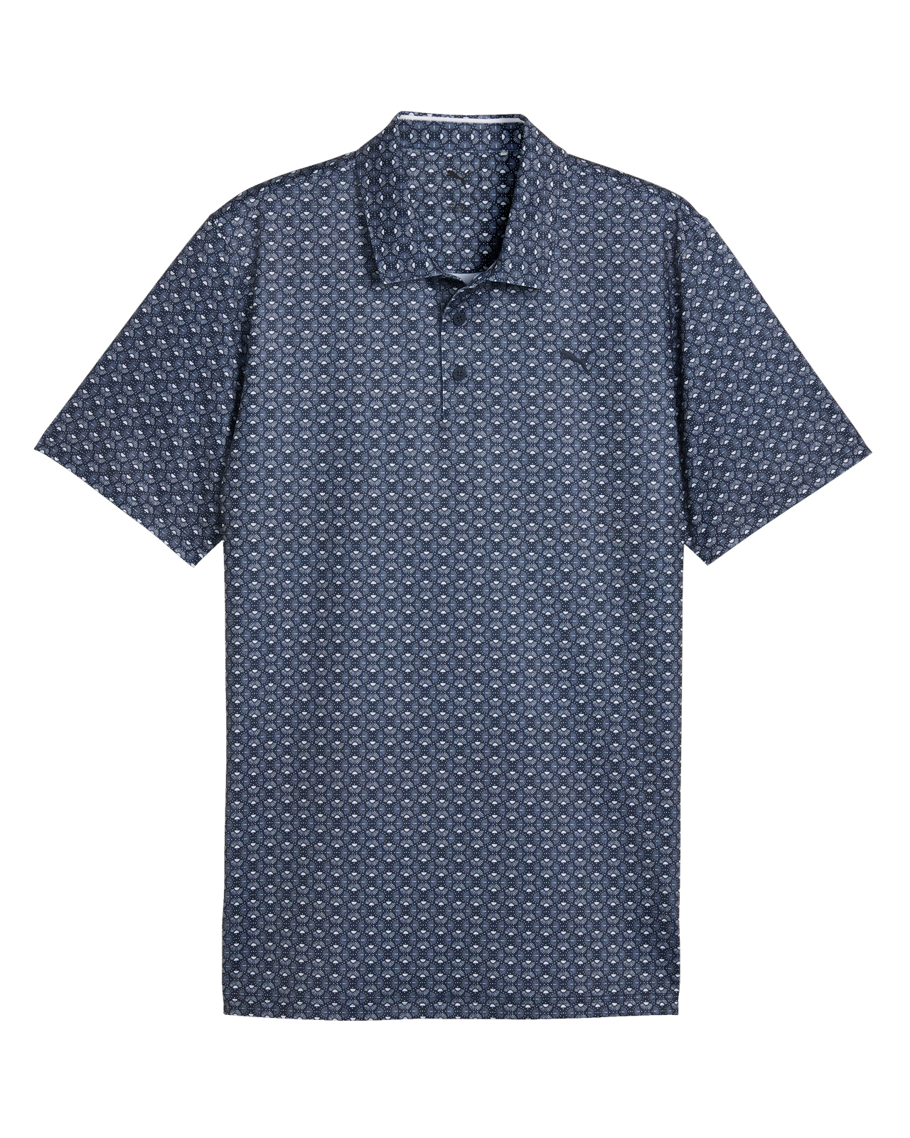 Scallop, Polo, Herren - deep_navy_white_glow