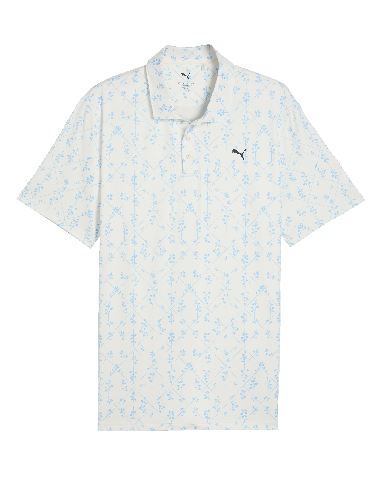 Argyle Bloom, Polo, Herren - warm_white_team_light_blue