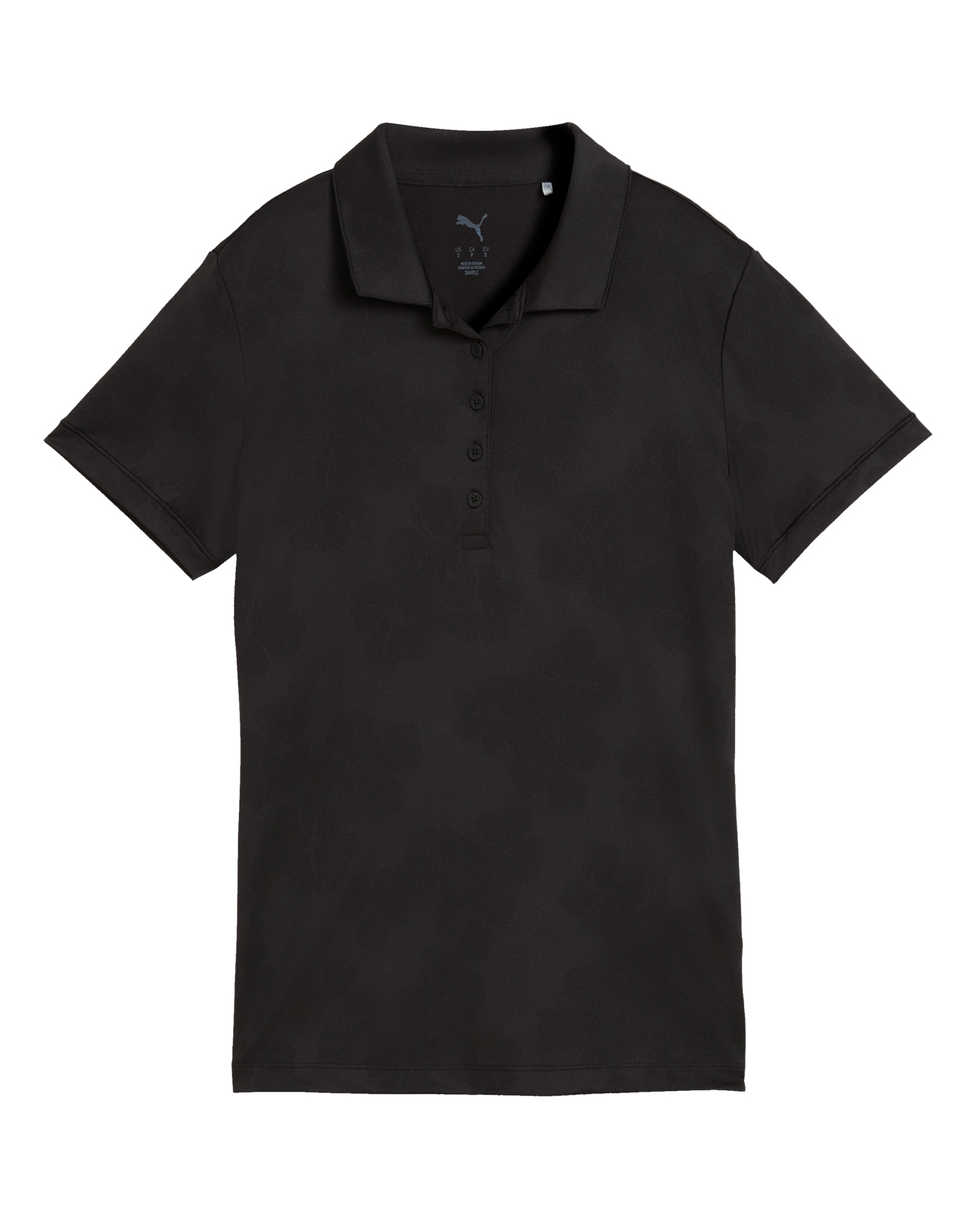 Floral Lace, Polo, Damen - black