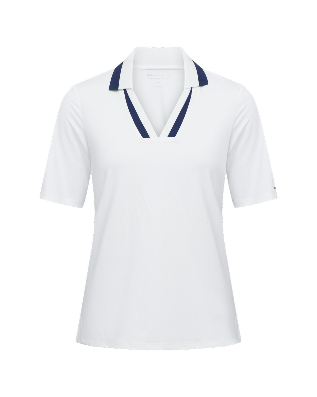 Essential, Polo, Damen - white_navy