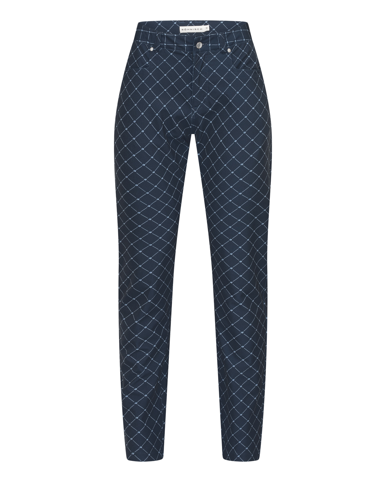 Chie Comfort, Hose, Damen - micro_r_check_navy