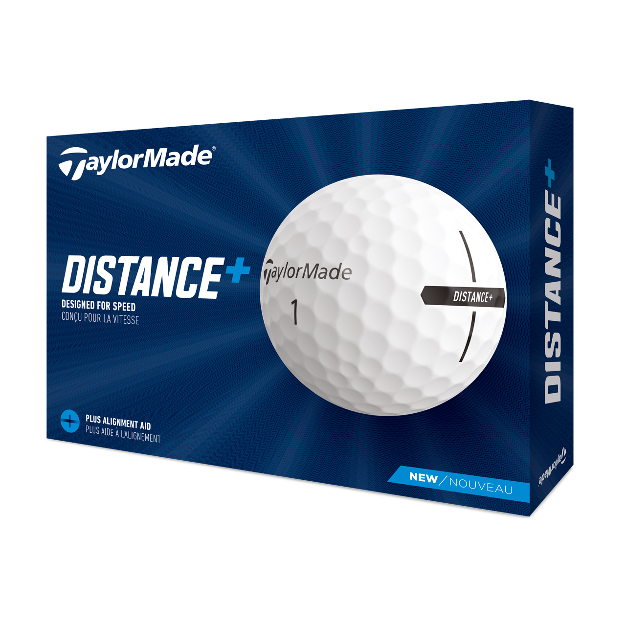 Distance+, Bälle 3-Pack - Wh