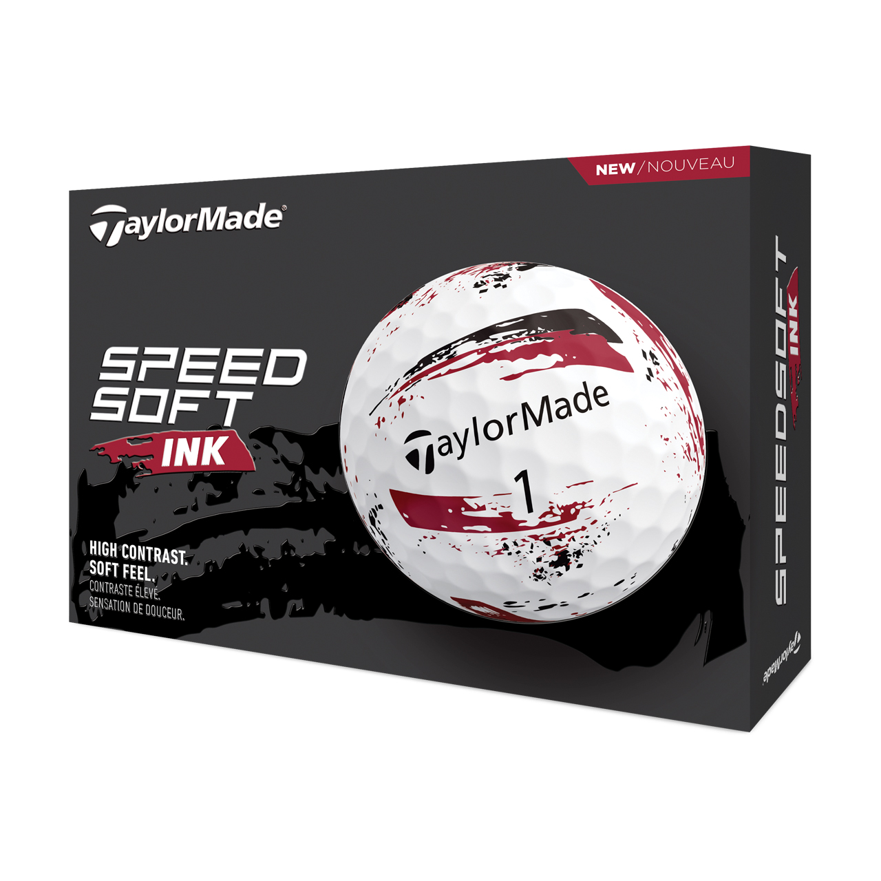 SpeedSoft Ink, Bälle 3-Pack - red