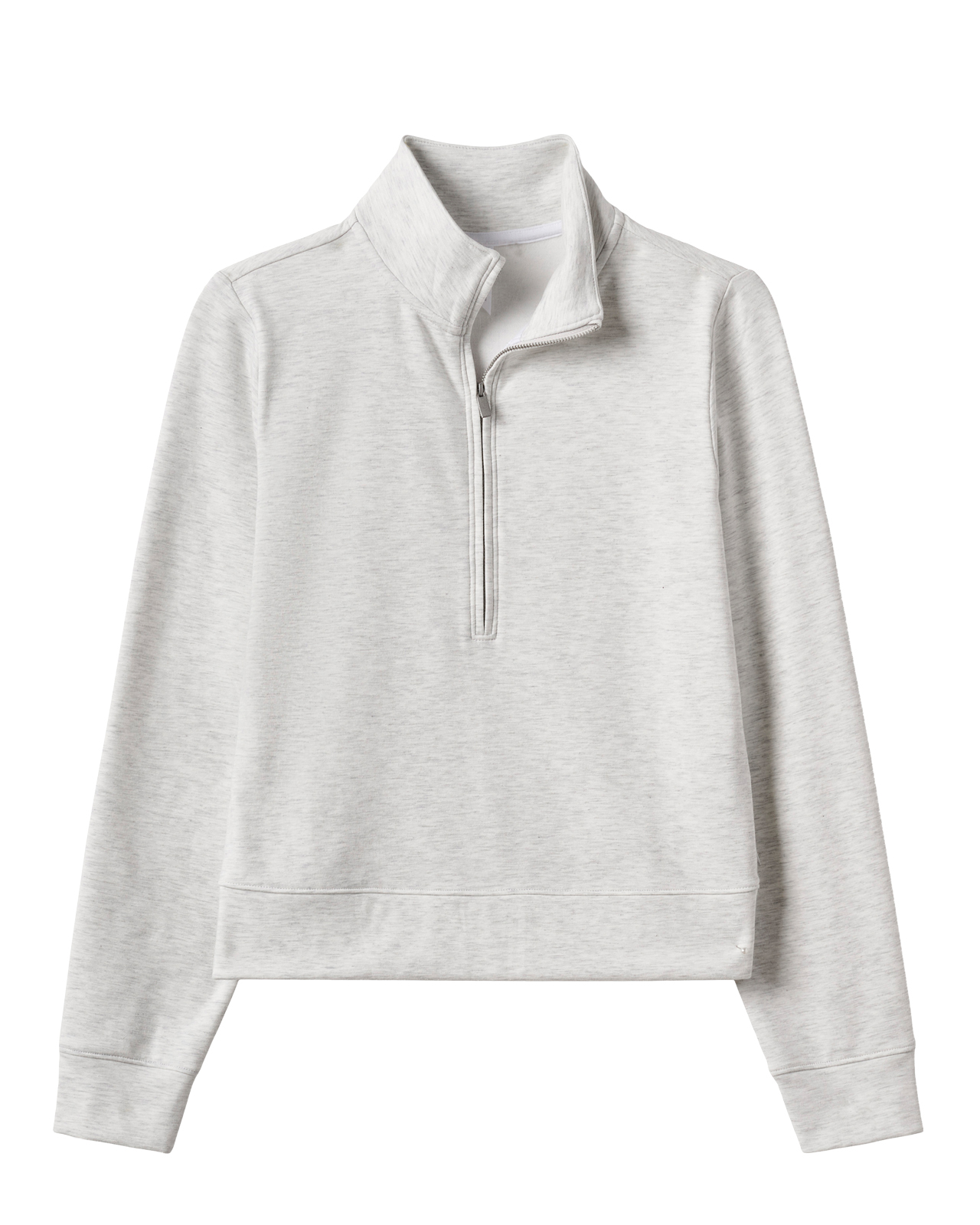 Cloud Half Zip, Pullover, Damen - heather_light_grey