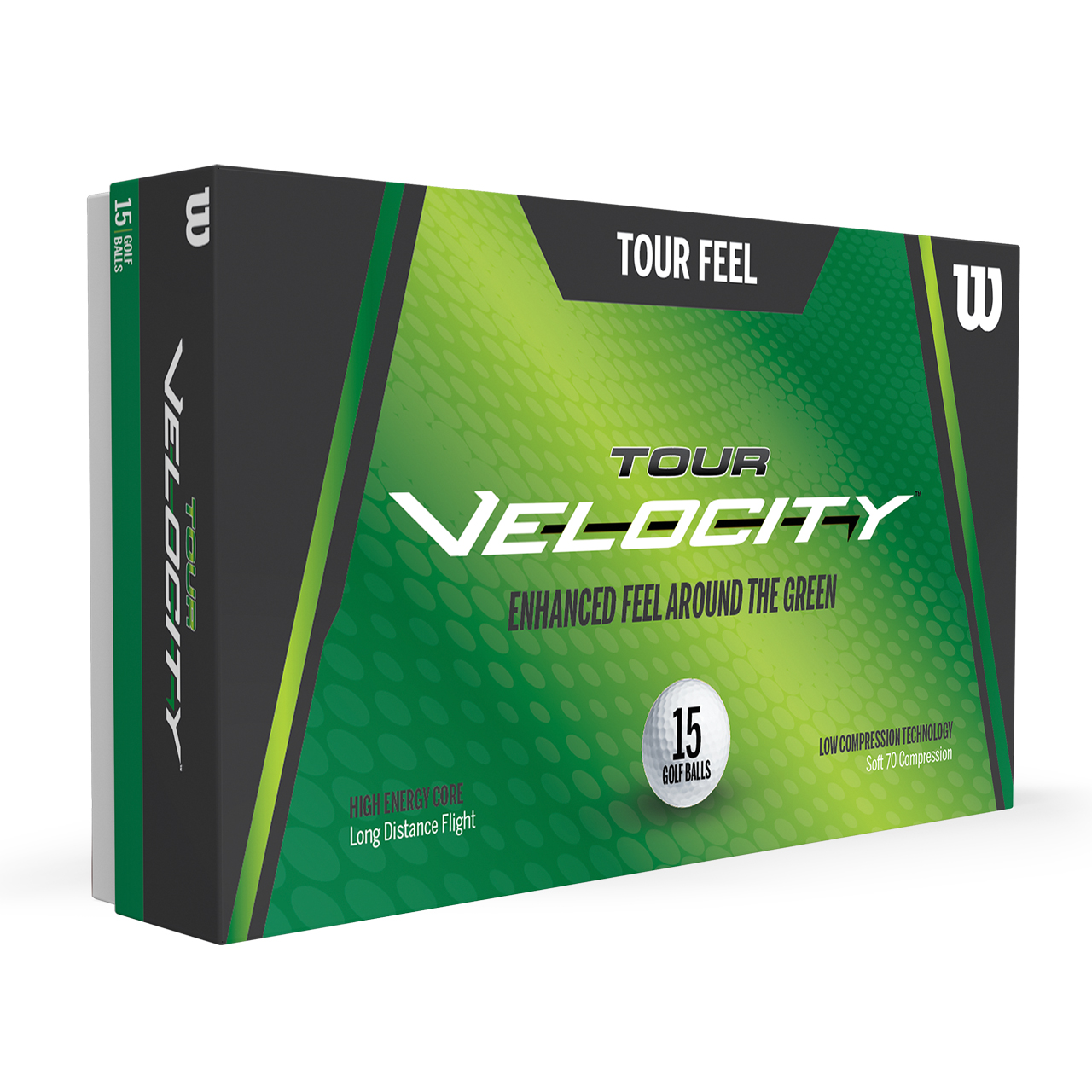 Tour Velocity Feel, Bälle 15-Pack - white